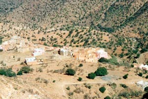 19.11.1998 - Auf dem Weg nach Tafraoute - Eindrucksvolle Landschaft des Anti-Atlas 