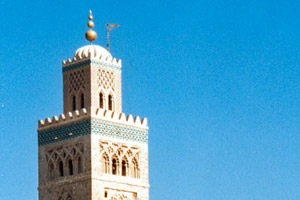 21.11.1998 - Minarett der Koutoubia Moschee Marrakech