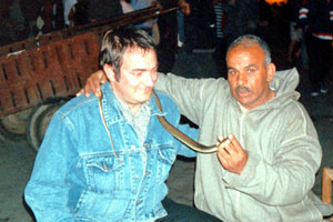 21.11.1998 - Djemaa el Fna am Abend in Marrakech
