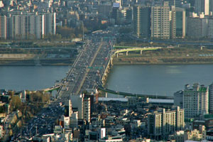 21-11-09 - View from the Seoul Tower to Seoul