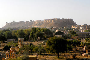 23-12-11 - View to the Fort of Jaisalmer