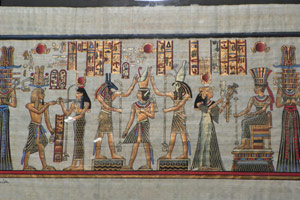15.02.2013 - In der Papyrusmanufaktur in Luxor