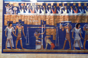 15.02.2013 - In der Papyrusmanufaktur in Luxor