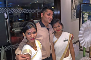 01-02-16 - Celebration in hotel FourPoints - Anup with Akanksha and Sumarlin