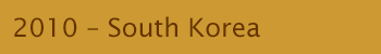 2010 - South-Korea