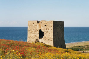 20.05.2003 - Blick aufs Meer von den Mercati Saraceni aus
