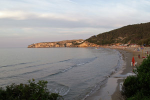 16.06.2006 - Blick auf das Meer in Peschici im Gargano