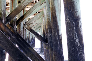 09.04.2006 - Hölzener Pier am Strand von Palm Island