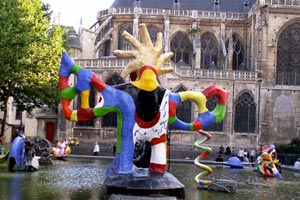 18.08.2008 - Brunnen gestaltet von Niki de Saint Phalle