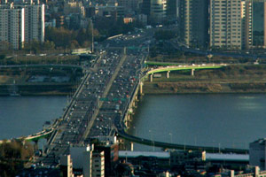 21-11-09 - View from the Seoul Tower to Seoul