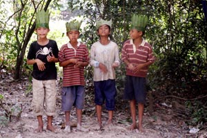 18.12.2009 - Ta Prohm Tempel - Kleine musikalische Darbietung