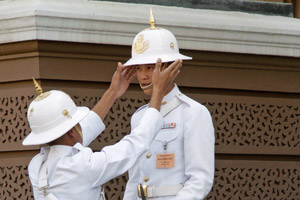 12.12.2009 - Wachablösung (und exaktes Ausrichten des Helmes...)