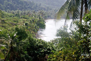 20.12.2009 - Blick auf die Lonely Beach von meinem Bungalow