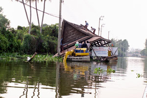 15.01.2010 - Schau, das Haus ist vollends gekippt...