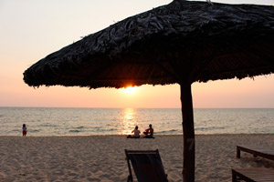 05.03.2015 - Sonnenuntergang an unserem Resort