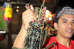 05.01.2016 - Frischer Fisch und Meeresfrüchte im Seefood Viertel nähe Mall of Asia