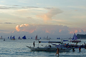 11.01.2016 - Wolkenwand am Horizont