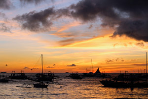 13.01.2016 - Sonnenuntergang am White Beach (jetzt kennst Du meine Trauminsel)