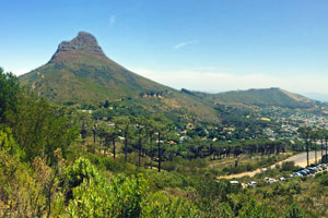 22.11.2016 - Auf dem Weg zum Tafelberg - bei guter Sicht und geringem Wind
