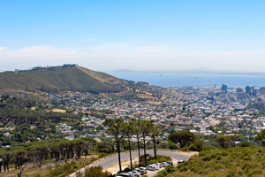 22.11.2016 - Auf dem Weg zum Tafelberg - bei guter Sicht und geringem Wind