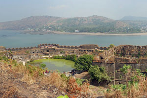 20.12.2015 - Blick vom portugiesischen Fort Murud - Janjira