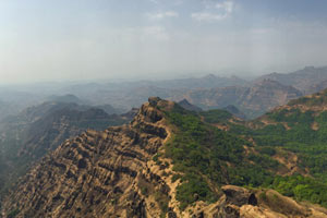 12.03.2016 - Felsformationen Nähe Arthur Seat bei Old Mahabaleshwar