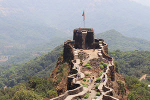 13.03.2016 - Blick vom Pratapgad Fort