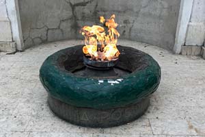 27.12.2018 - Hier brennt das olympisches Feuer