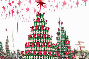 23.12.2018 - Ideenreicher Tannenbaum in der Altstadt