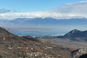 31.12.2018 - Letzter Blick auf den Skadar-See
