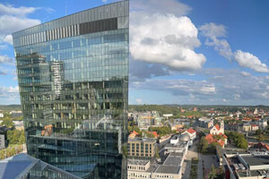 10.08.2024 - Blick vom Radisson Hotel in Vilnius